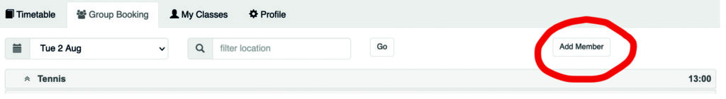 where to add a member